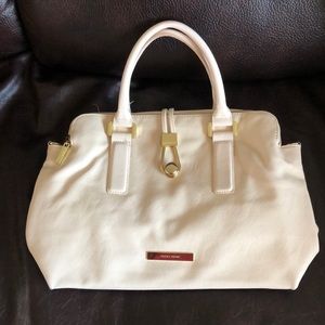 Authentic Ivanka Trump Cream Bag Gold Hardware & Optional Shoulder Strap